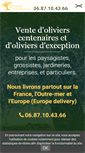Mobile Screenshot of oliviers-centenaires.com